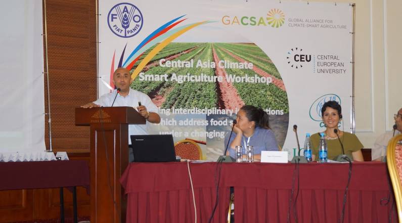Central Asia Climate Smart Agriculture Workshop, Bishkek, Kyrgyzstan,